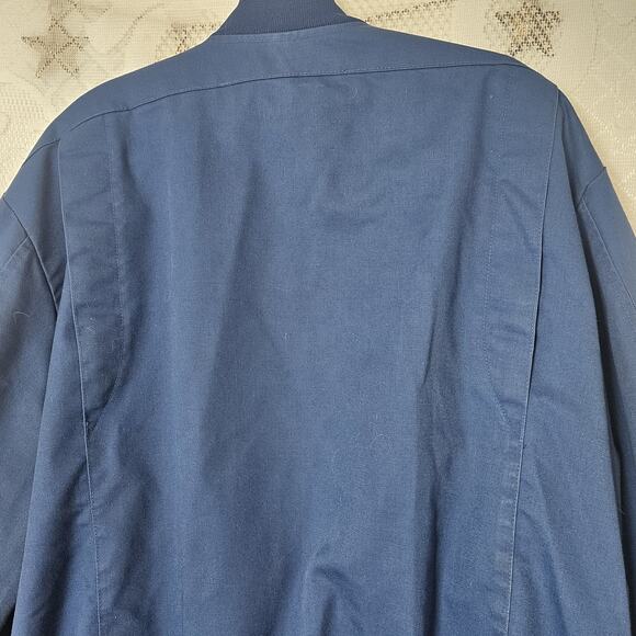 Reverside Flexbac 80s Canvas Pepsi 48" Long Bomber Jacket Workwear Streetwear - Picture 10 of 13